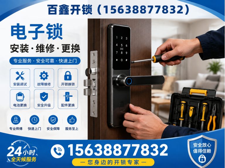 郑州经济技术开发区电子锁安装维修展示图